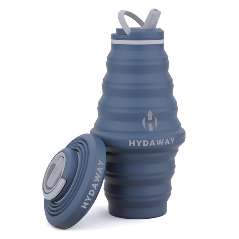 HYDAWAY 25oz Collapsible Water Bottle - BPA-Free, Leakproof, Lightweight, and Space-Saving - Perfect for Hiking, Travel, and All-Day Hydration - Image 1